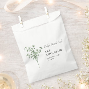 Lass Liebe wachsen Baby’s Breath Samen Hochzeit Geschenktütchen