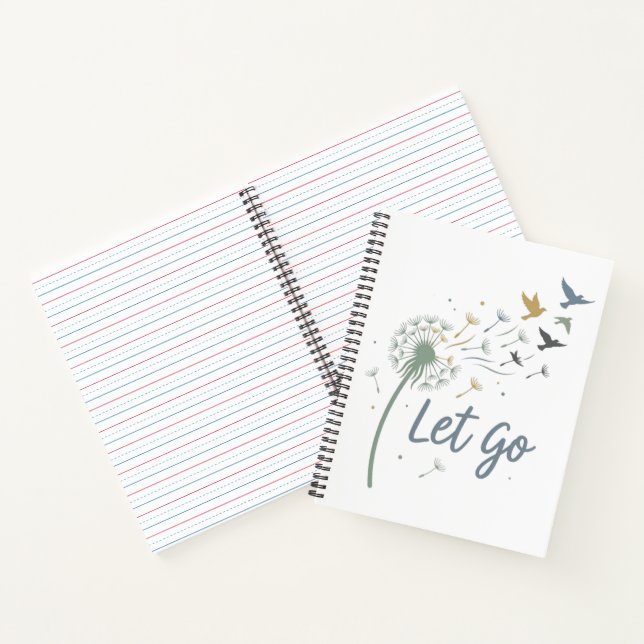 Lass los, friedlicher Geist, Stressabbau-Journal N Notizbuch (Innenseite)