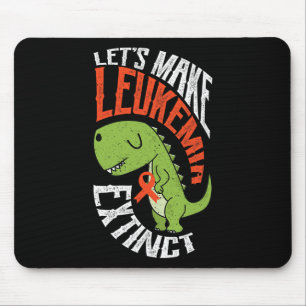 Lass macht Leukämie ausgestorben Dinosaurier Hämat Mousepad