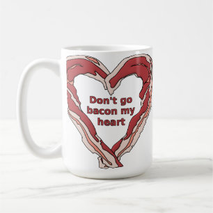 Lass mein Herz nicht Bacon sein Lustiger Becher Tasse