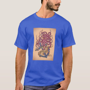 Lass meine Seele erschaudern Tintenfisch-Tattoo T-Shirt