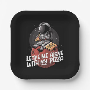 Lass Mich Allein Mit Meiner Pizza Pappteller