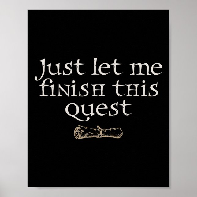Lass mich diese Quest einfach beenden  Poster (Vorne)