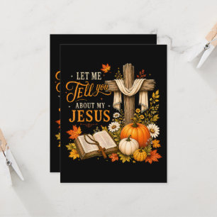 Lass mich dir von meinem Jesus erzählen Christlich Einladung