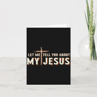 Lass mich dir von meinem Jesus-Shirt erzählen, chr Karte