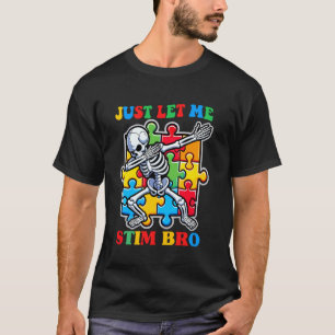 Lass mich einfach stimmen Bro Vintage Dab Skelett  T-Shirt