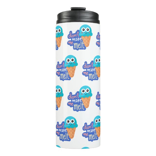 Lass mich Eis schmelzen Thermosbecher (Vorderseite)