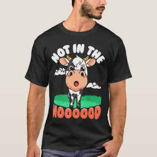 Lass mich in Ruhe Kuh Wortspiel Nicht in der Stim T-Shirt