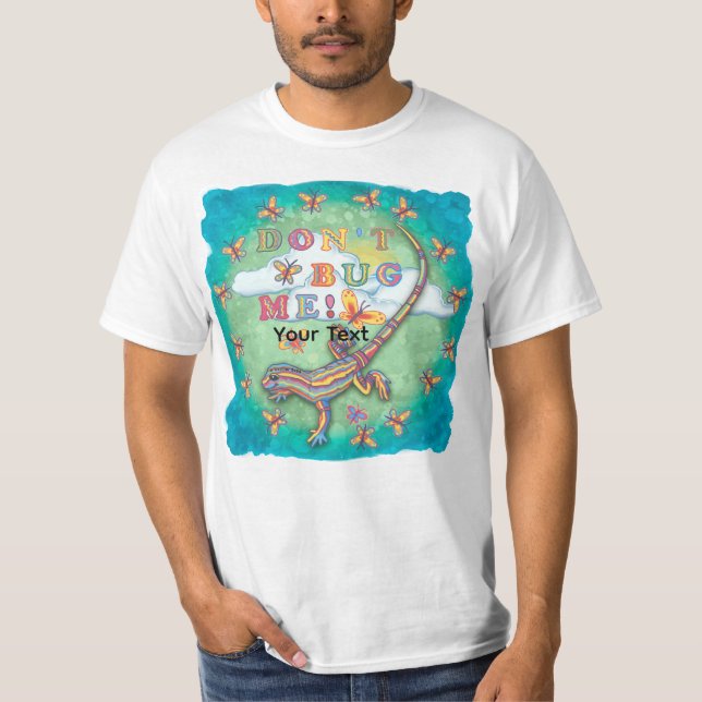Lass mich in Ruhe Lizard T-Shirt (Vorderseite)
