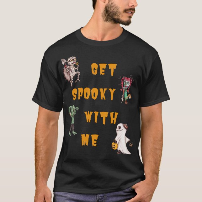 Lass mich mal mit Halloween-T - Shirt verwöhnen (Vorderseite)