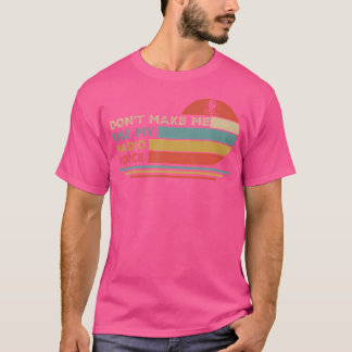 Lass mich meine Radiostimme nicht lustig benutzen T-Shirt