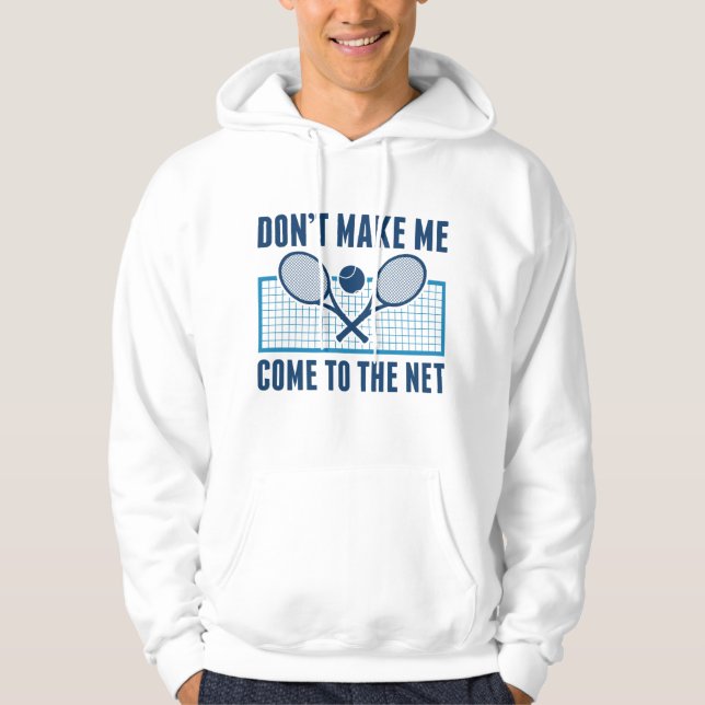 Lass mich nicht ins Netz kommen Hoodie (Vorderseite)
