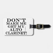 Lass mich nicht meine Alto-Klarinette bekommen