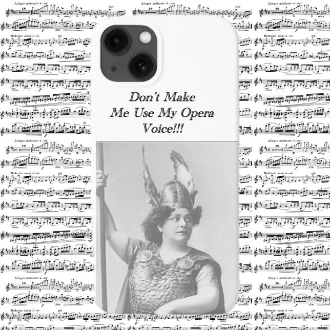 Lass mich nicht meine Opernstimme benutzen Case-Mate iPhone Hülle (Von Creator hochgeladen)