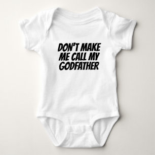 Lass mich nicht meinen Vater nennen Baby Strampler