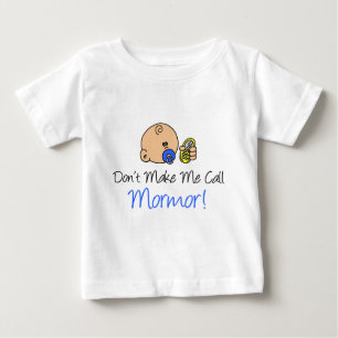 Lass mich nicht Mormor anrufen Baby T-shirt