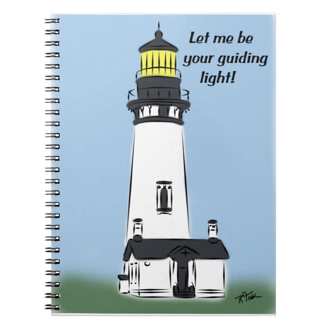 Lass mir, dein Leitlicht zu sein Notizblock (Vorderseite)