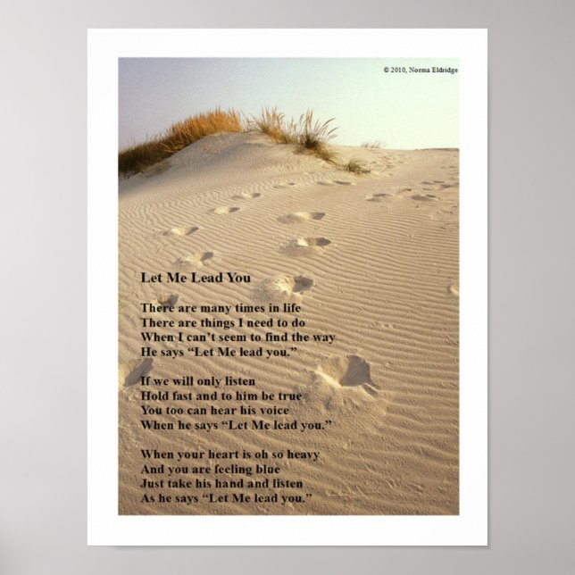 Lass mir, dich zu führen poster (Vorne)