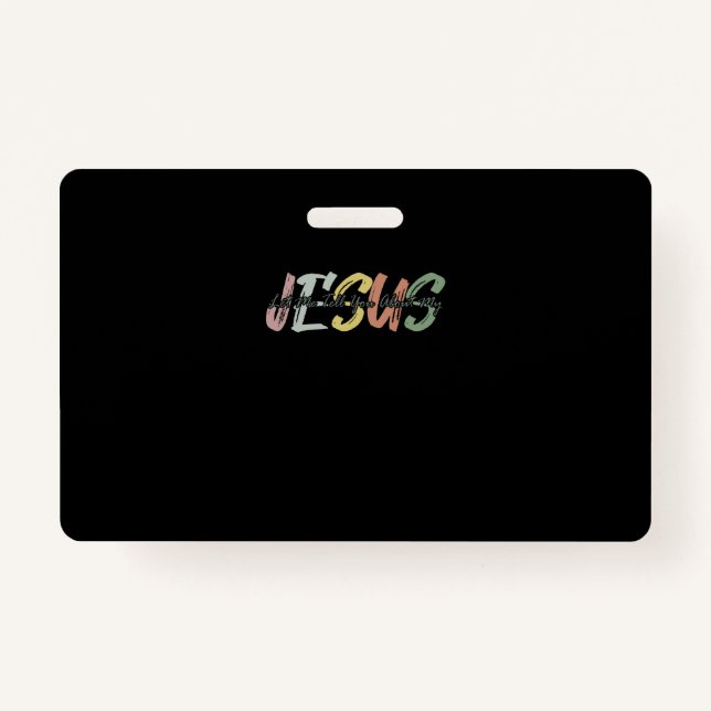 Lass mir erzähle von meinem Christlichen Gott Ausweis (Vorderseite)