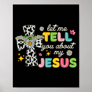 Lass mir erzählen von meinem Jesus Groovy Christli Poster