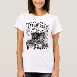 Lass mir im Shirt "Frieden lesen"