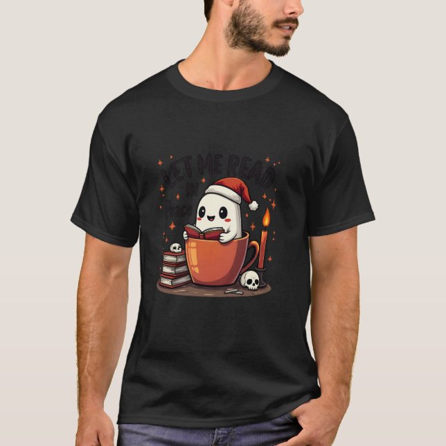 Lass mir lese in Peace Ghost Coffee T-Shirt (Vorderseite)