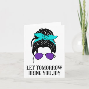 Lass morgen bringt Spaß bei der Suizidprävention Karte