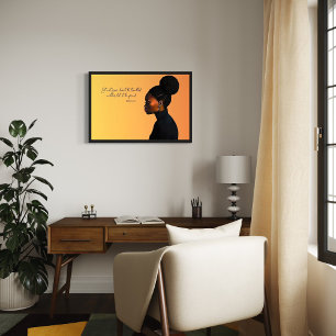 Lass nicht dein Herz stört - inspirierend Poster