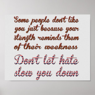 lass nicht, dich von motivierend Plakaten abzuhalt Poster