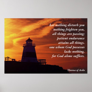 Lass nichts, was dich stört poster