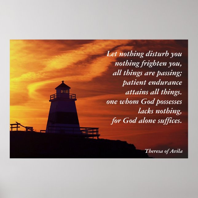 Lass nichts, was dich stört poster (Vorne)