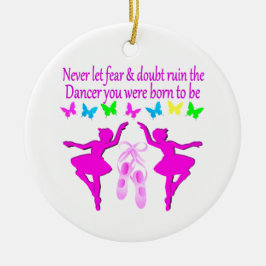 LASS NIE, DIE ANGST ZU VERHINDERN, DIESES SCHÄDZIE KERAMIK ORNAMENT