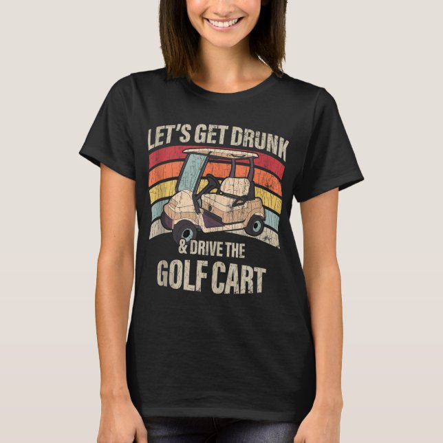 Lass Par Funny Golf Player Geschenk T-Shirt (Vorderseite)
