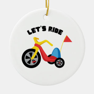 Lass Ride Keramik Ornament