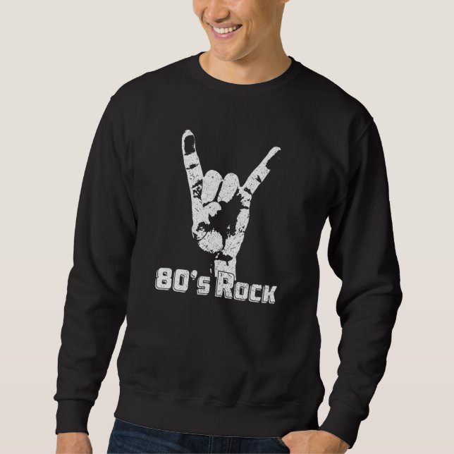 Lass Rock'n'Roll - Retro 80er Rock Music Band Men  Sweatshirt (Vorderseite)