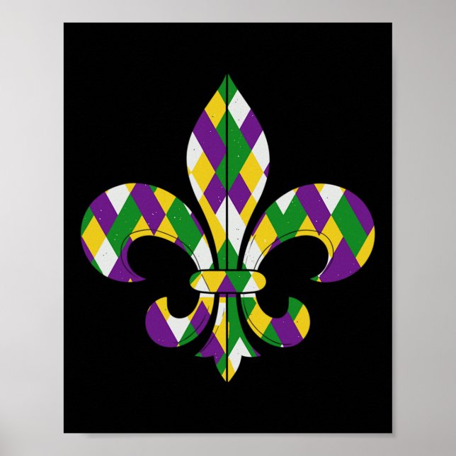 Lass Shenanigans Begin Mardi Gras Geschenke Kinder Poster (Vorne)