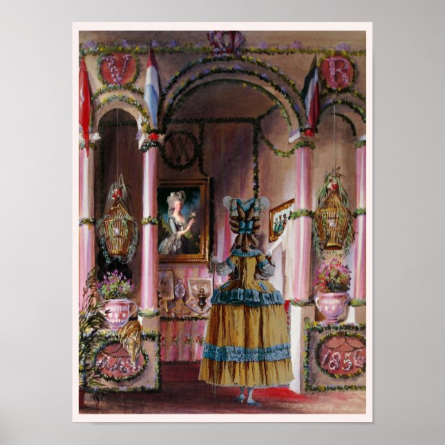 Lass sie essen Kuchen 6 ~ Poster 16x12 (Vorne)