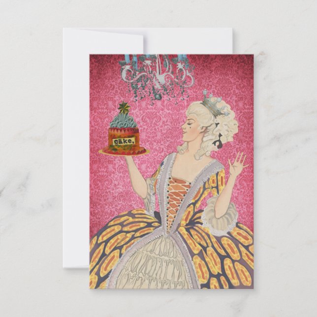 Lass sie essen Kuchen ~ Einladungen / UAWG (Vorderseite)