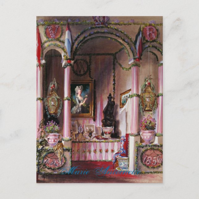 Lass sie essen Kuchen - Postkarte (Vorderseite)