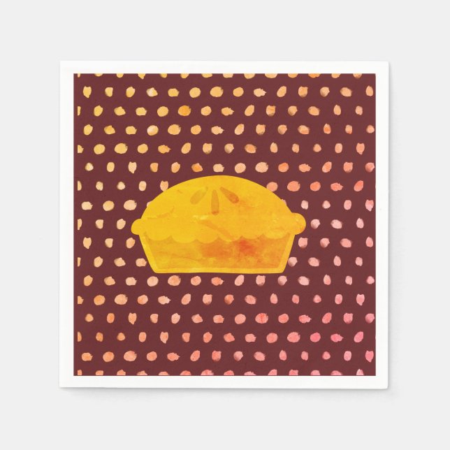 Lass sie essen Pie Serviette (Vorderseite)