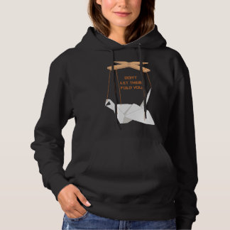 Lass sie falten Sie den Vogel Origami Artist Japan Hoodie