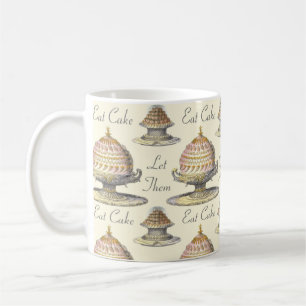 Lass sie Kuchen essen Vintage-Gebäck - Vintage-Sti Tasse