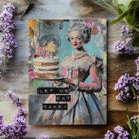 Lass sie zum Kuchen - Personalisierte Geburtstagsk