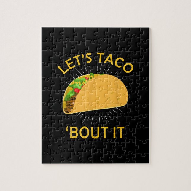 Lass Taco Bout It - Taco Cinco De Mayo Gift Puzzle (Vertikal)