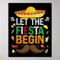 Lass The Fiesta Begin Mexikanisches Party Funny Ci