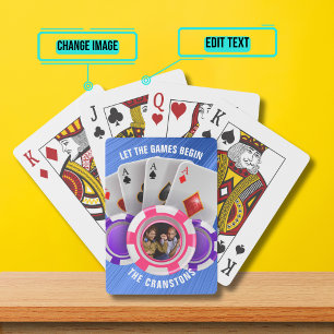 Lass The Games Begin Poker Design Spielkarten