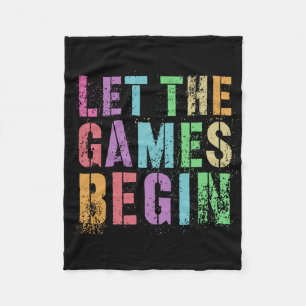 Lass the games Begin School's Out Field Day Legend Fleecedecke