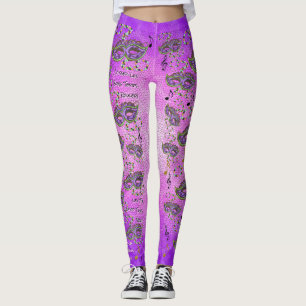 Lass The Good Times Roll - Mardi Gras Leggings