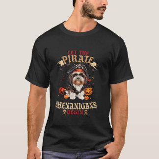 Lass The Pirate Shenanigans Begin Cocker Spaniel H T-Shirt