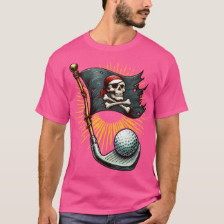 Lass the Pirate Shenanigans Begin Golf Pirate Hall T-Shirt